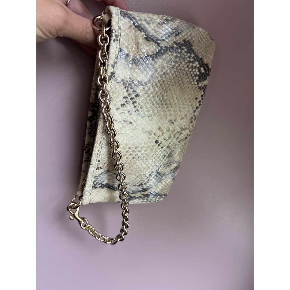 COACH One-Handle‎ Mini Bag Pouch Python Pattern 6695 - Picture 9 of 12